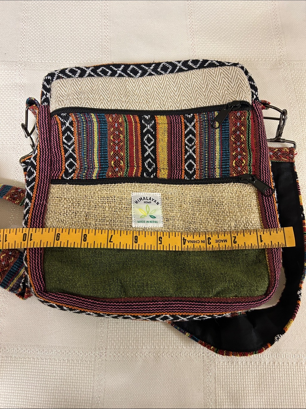 Himalayan hemp patchwork Crossbody bag image 6